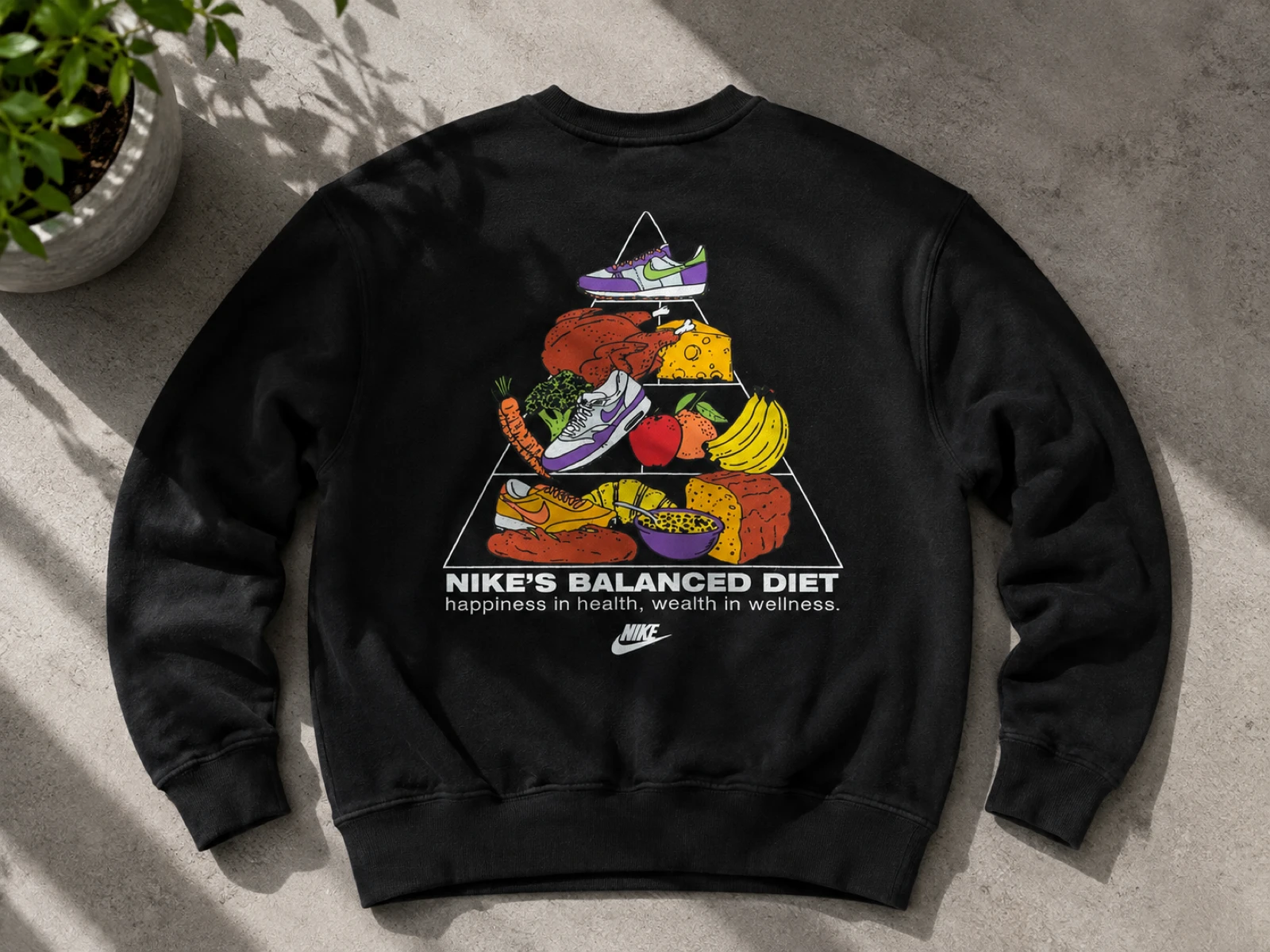 Nike Sweat zwart logo fruitmand – Maat S – Uitstekende staat – photo 3